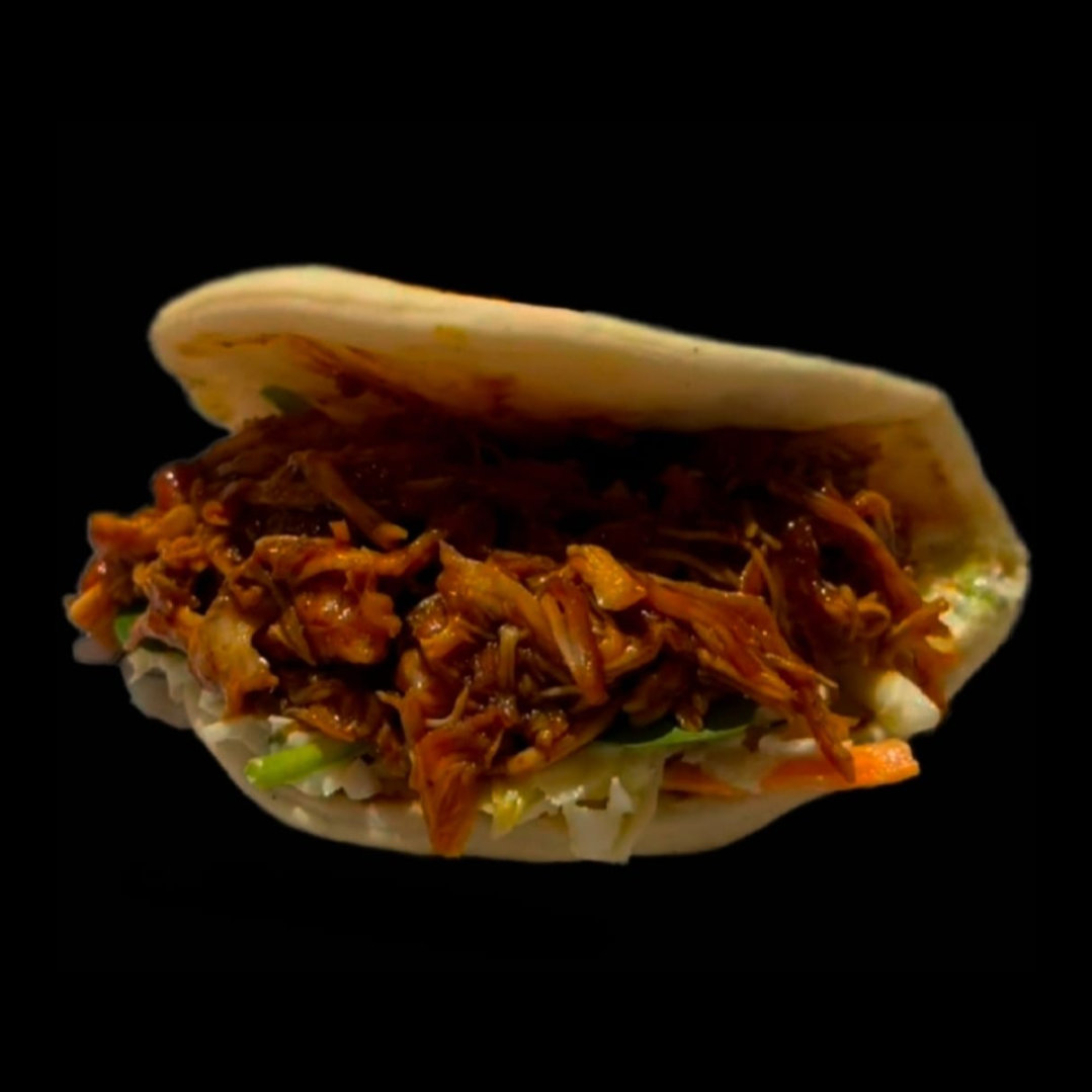 Flatbread pulled chicken afbeelding